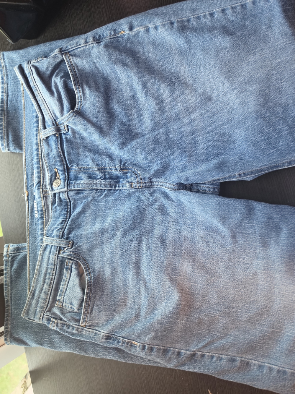 Old Navy Straight Leg Blue Jeans